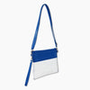 Transparent Handbag PVC Sling Bag Blue