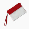 Transparent Handbag PVC Sling Bag Red