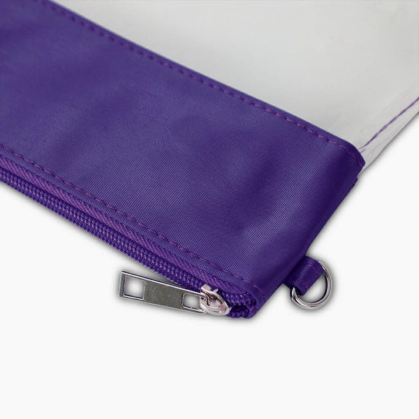 Transparent Handbag PVC Sling Bag Purple