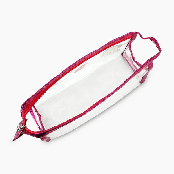 Transparente PVC Patch Makeup Bag