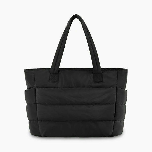 Bubble Laptop Work Tote Bag Black