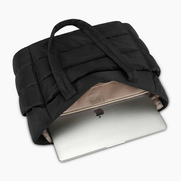 Bubble Laptop Work Tote Bag Black