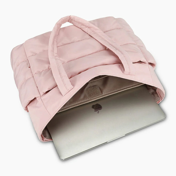 Bubble Laptop Work Tote Bag LightPink