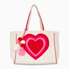 Beating Heart Beach Tote Bag