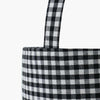 Monoblanks Check Lace Halloween Bucket Bag Black without lace