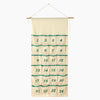 Monoblanks Customizable Christmas Advent Calendar With Pockets Green