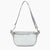 Monoblanks Design Patchs Customizable Clear PVC Sling Bag Silver