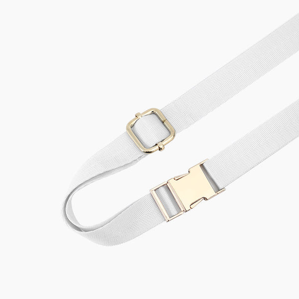Monoblanks Crescent Chest Bag Fanny Pack For Kids White