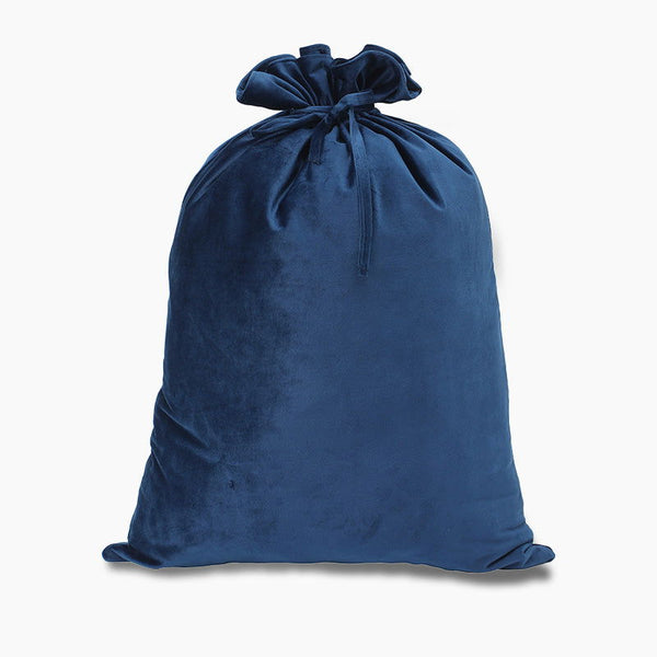 Monoblanks Customizable Velvet Christmas Bag Blue