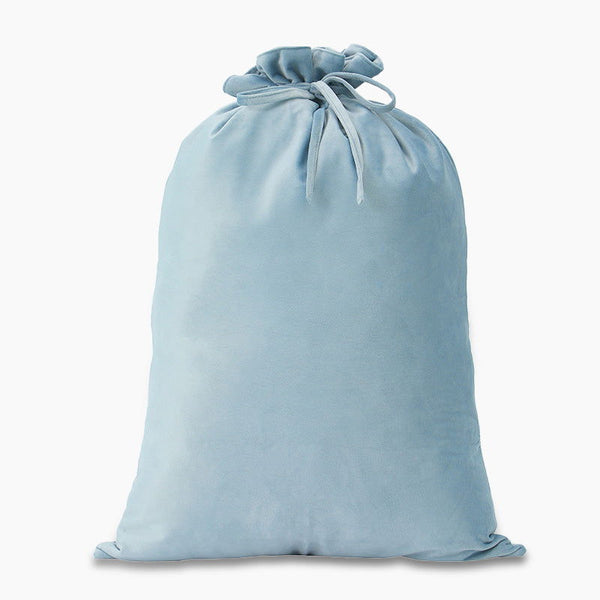 Monoblanks Customizable Velvet Christmas Bag SkyBlue