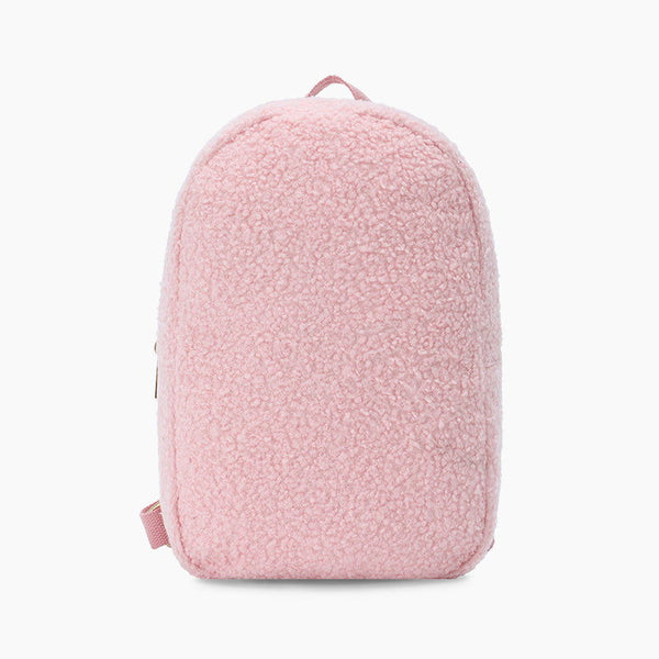 Monoblanks Design Your Own Customizable Toddler Plush Mini Backpack Pink