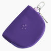 Monoblanks Dual Pouch Wristlet Wallet Purple