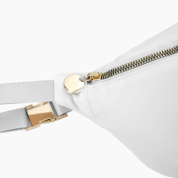 Monoblanks Fanny Pack Belt Bag White