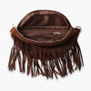 Monoblanks Fringe Sling Bag Brown