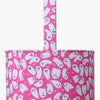 Monoblanks Ghost Halloween Canvas Bucket Bag HotPink