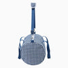 Monoblanks Gingham Canvas Travel Bag Blue