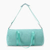 Monoblanks Design Your Own Customizable Gingham Canvas Travel Bag Green