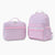 Monoblanks Gingham Kids Backpack Lunch Bag Set Pink