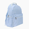 Monoblanks Gingham Kids Backpack Lunch Bag Set SkyBlue