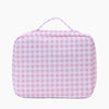 Monoblanks Design Your Own Customizable Gingham Kids Lunch Bag Pink