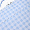 Monoblanks Design Your Own Customizable Gingham Kids Lunch Bag SkyBlue