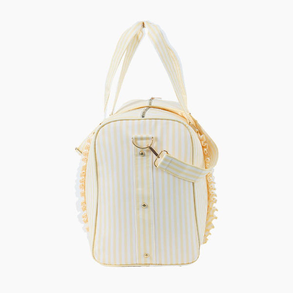 Monoblanks Gingham Lace Duffel Bag EarthyYellow