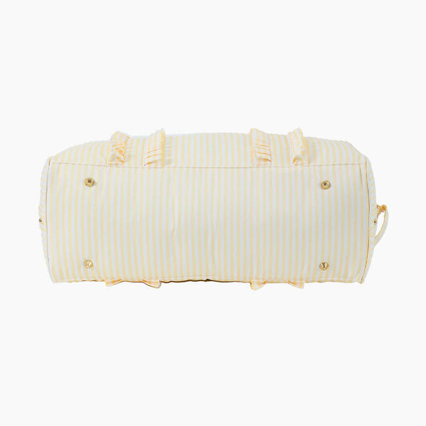 Monoblanks Gingham Lace Duffel Bag EarthyYellow