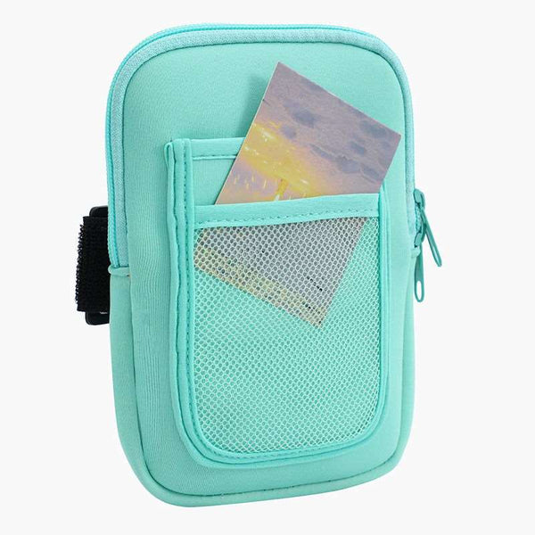 Monoblanks Handheld Water Bottle Pouch Cyan