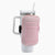 Monoblanks Handheld Water Bottle Pouch Pink