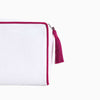 Monoblanks Hard Edge Fringe Makeup Bag HotPink