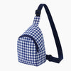 Monoblanks Kids Gingham Chest Bag Blue