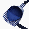 Monoblanks Kids Gingham Chest Bag Blue