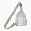 Monoblanks Kids Gingham Chest Bag Khaki