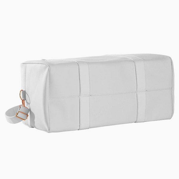 Monoblanks Large Blank Canvas Duffel Bag White