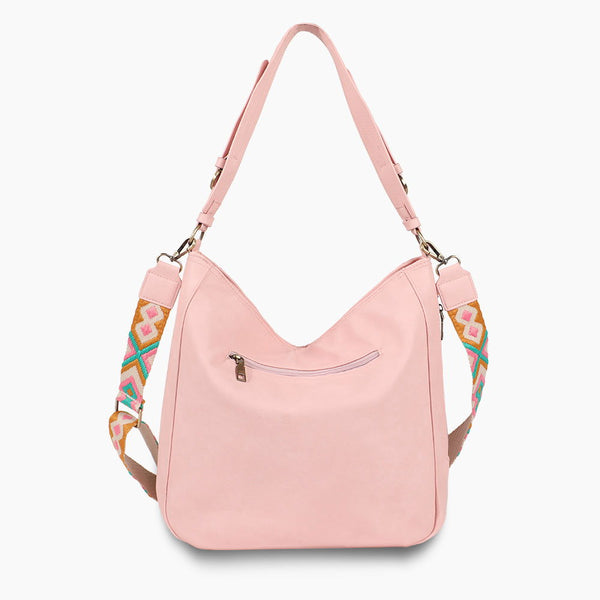 Monoblanks Leather Bucket Bag Tote Bag Pink