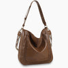 Monoblanks Leather Bucket Bag Tote Bag SaddleBrown