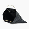 Monoblanks Leather Clutch Tote Bag Black