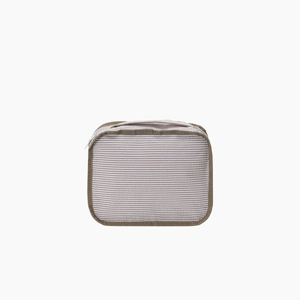 Monoblanks Seersucker Storage Bag 5 Pieces Set Mocha