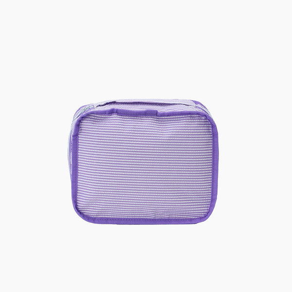 Monoblanks Seersucker Storage Bag 6 Pieces Set Purple