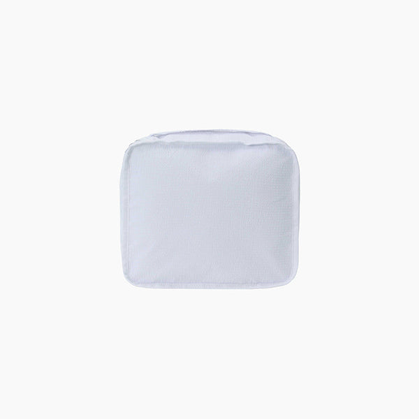 Monoblanks Seersucker Storage Bag 5 Pieces Set White