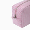 Monoblanks Seersucker Stripe Makeup Bag Pink