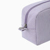 Monoblanks Seersucker Stripe Makeup Bag Purple