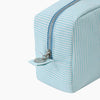 Monoblanks Seersucker Stripe Makeup Bag SkyBlue