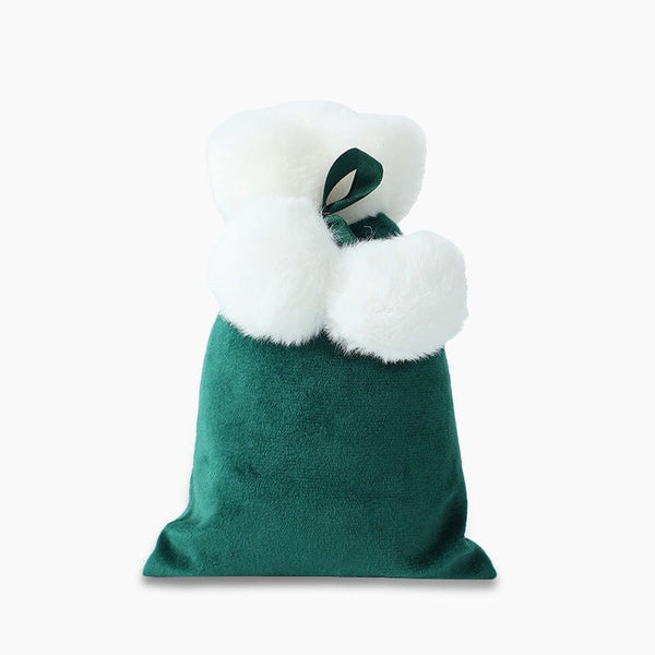 Monoblanks Velvet Christmas Tree Bag Green