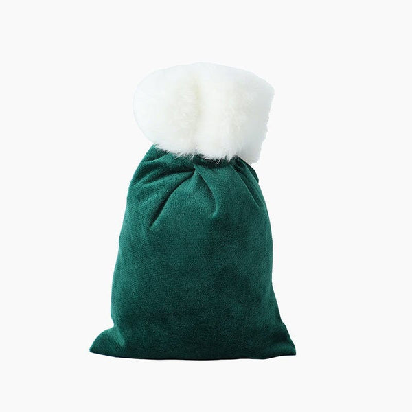 Monoblanks Velvet Christmas Tree Bag Green