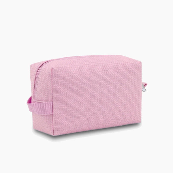 Monoblanks Waffle Makeup Bag Pink