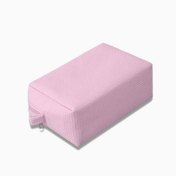 Monoblanks Waffle Makeup Bag Pink