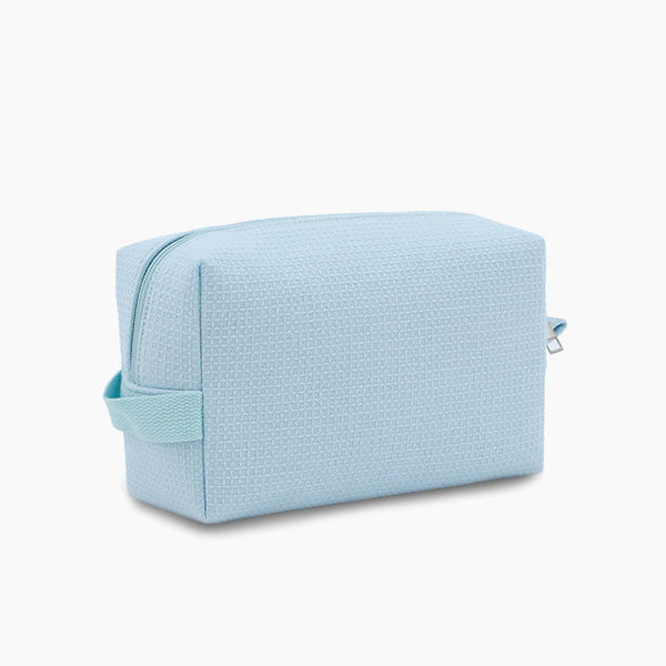 Monoblanks Waffle Makeup Bag SkyBlue