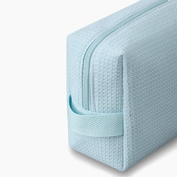 Monoblanks Waffle Makeup Bag SkyBlue