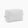 Monoblanks Waffle Makeup Bag White